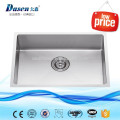 Stainless steel cabinet vessel single bowl sink 10inch depth with knife holder